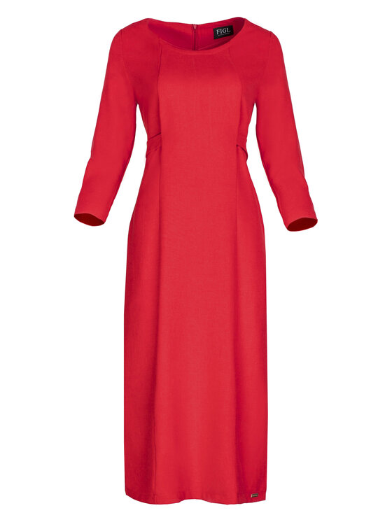 FIGL FIGLFIGL Vestito M631 Rosso Regular Fit