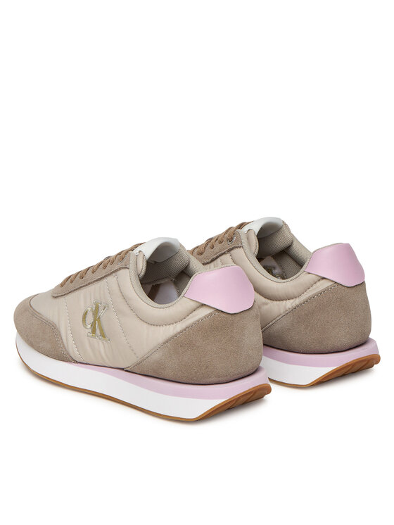 Calvin Klein Calvin Klein Tenisice Retro Runner Lace Up Nylon Mg YW0YW01990 Kaki