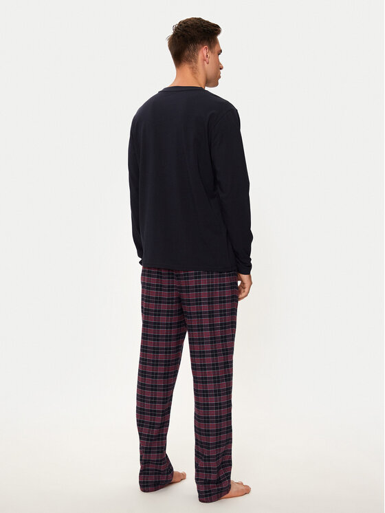 Tommy Hilfiger Tommy Hilfiger Piżama UM0UM03360 Granatowy Regular Fit