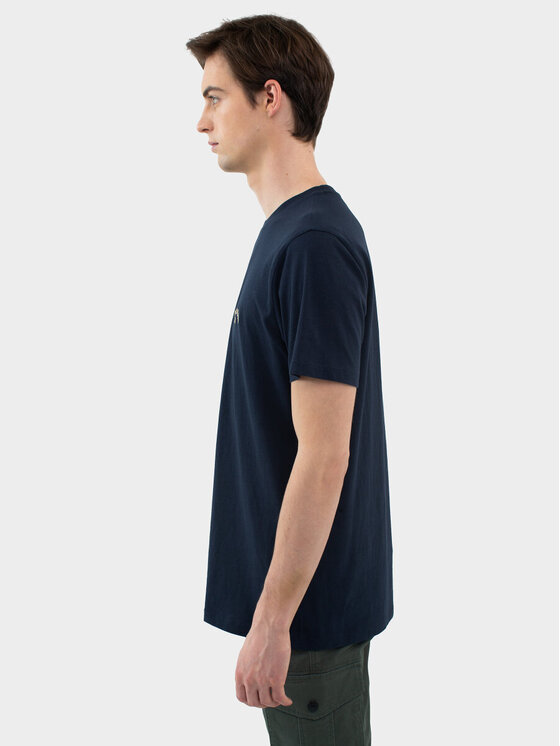 BIG STAR BIG STAR T-Shirt VINCER_403_150 Granatowy Basic Fit