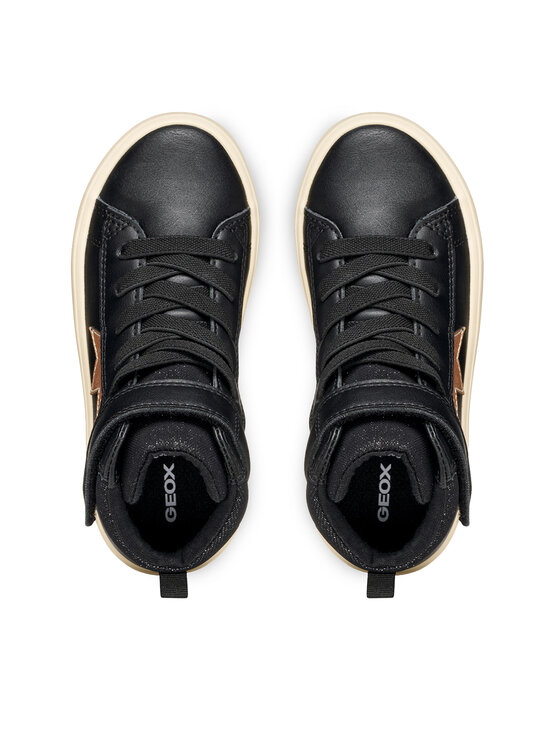 Geox Geox Sneakersy J Gisli Girl J564NC 054AS C9BB5 S Čierna