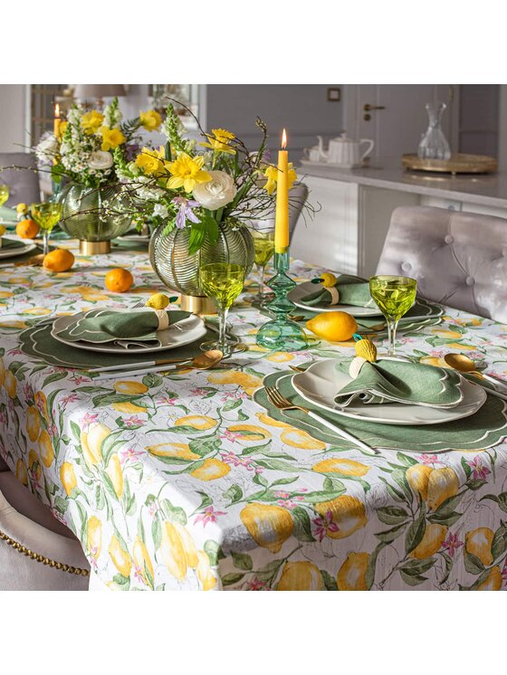 Roseberry Home Roseberry Home Obrączka na serwetki Lemon Żółty