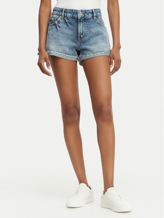 HUGO Szorty jeansowe Galimon 50559052 Niebieski Regular Fit