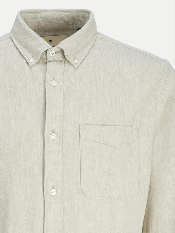 Jack&Jones Junior Jack&Jones Junior Košulja Blubrook 12263274 Écru Comfort Fit
