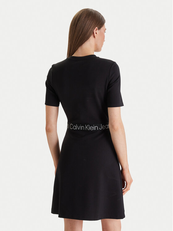 Calvin Klein Jeans Calvin Klein Jeans Hétköznapi ruha LV047F290G Fekete Regular Fit
