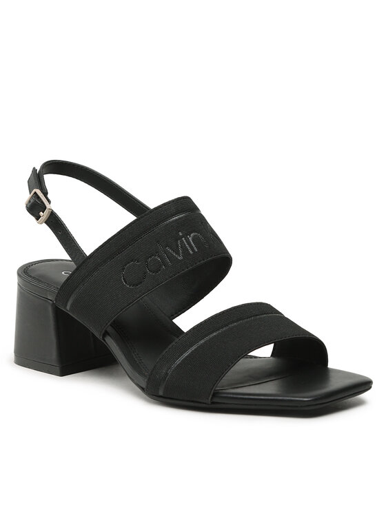 Calvin Klein Calvin Klein Σανδάλια Squared Blk Hl Sandal 45 He HW0HW01635 Μαύρο