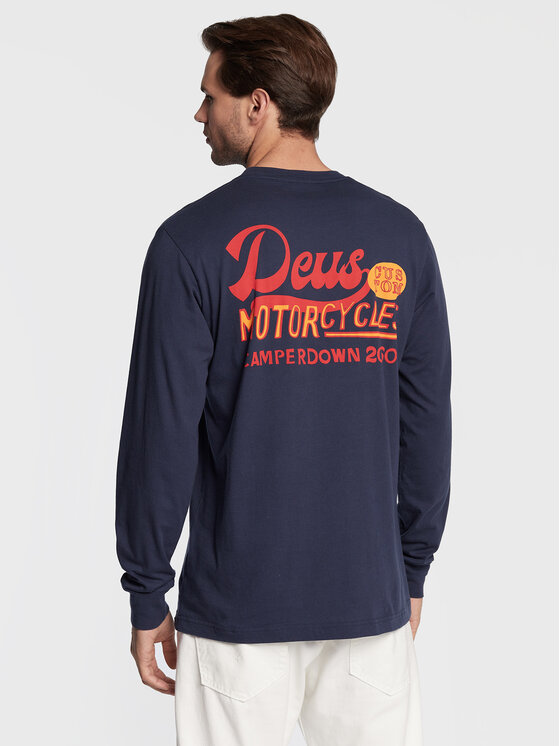 Deus Ex Machina Deus Ex Machina Longsleeve Marigold Ls DMF221379 Cиній Regular Fit