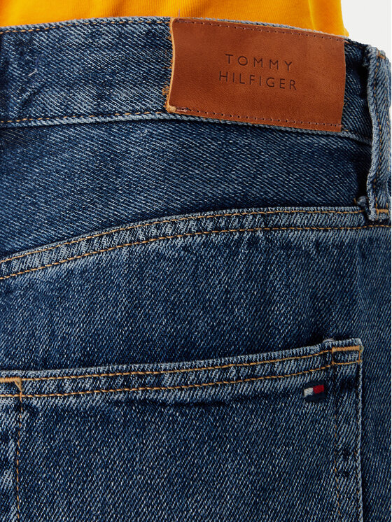 Tommy Hilfiger Tommy Hilfiger Szorty jeansowe WW0WW48597 Niebieski Relaxed Fit
