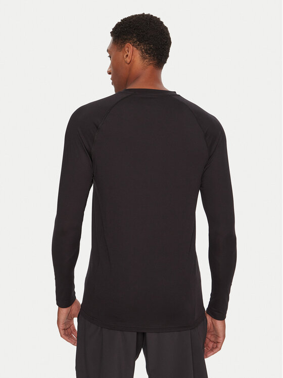 Reebok Reebok Технічна футболка Ls Muscle Tee RK25176CCM Чорний Regular Fit