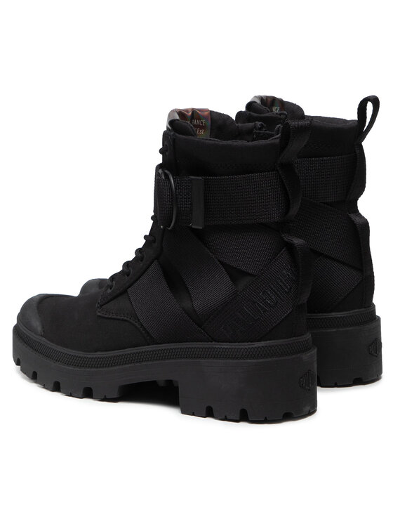 Palladium Palladium Туристически oбувки Pallabase Tact S Tx 97184-010-M Черен