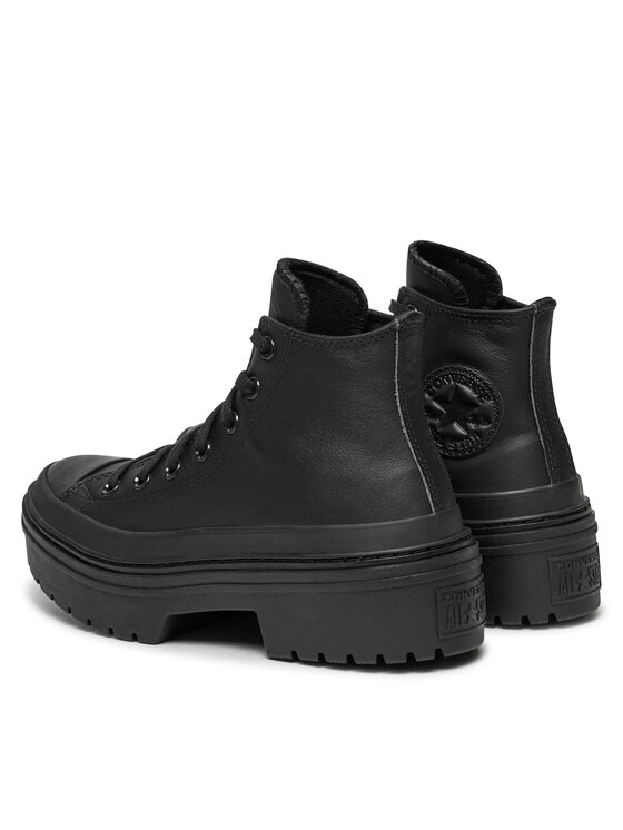 Converse Converse Gležnjarji Chuck Taylor All Star Lugged Heel Leather Platform A10369C Črna