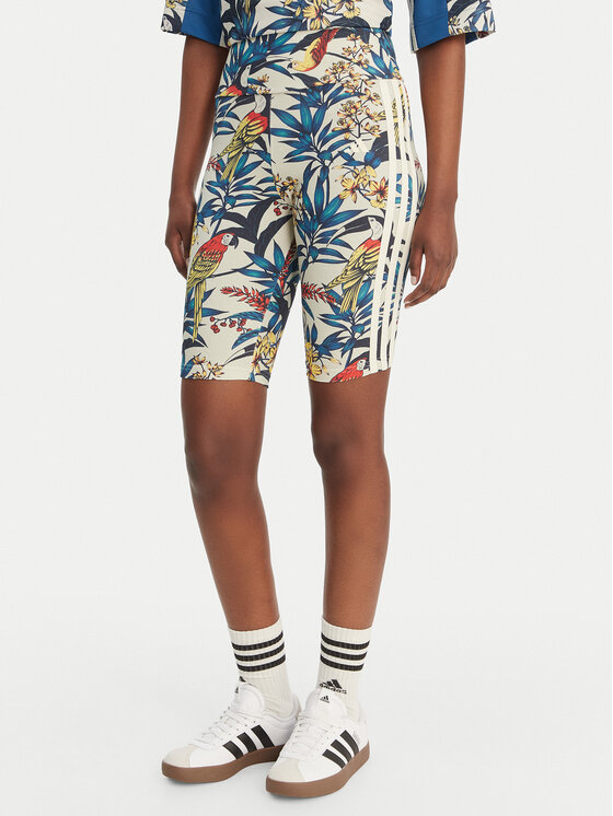 adidas adidas Biciklističke hlače Farm Rio Bike KD4613 Šarena Slim Fit