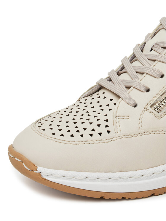 Rieker Rieker Sneakersy N4344-60 Beżowy