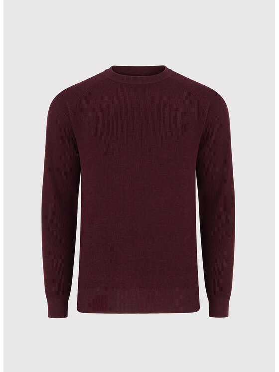 Pako Lorente Pako Lorente Sweter P25WF-2X-015 Bordowy Classic Fit