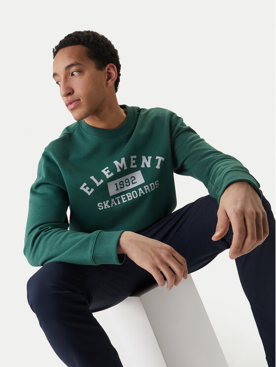 Element Element Bluza Home Team Cr ELYSF00299 Zielony Regular Fit