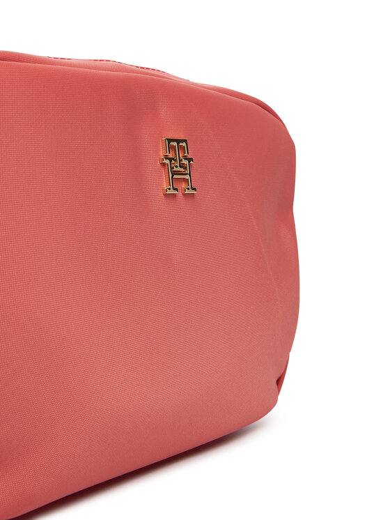 Tommy Hilfiger Tommy Hilfiger Дамска чанта Popette Camera Bag AW0AW17704 Коралов