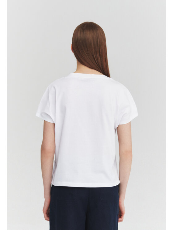 TATUUM TATUUM Tričko NILS 2 Biela Classic Fit