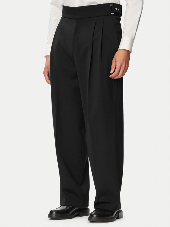 HUGO Pantaloni de costum Fedix 263X 50565572 Negru Modern Fit