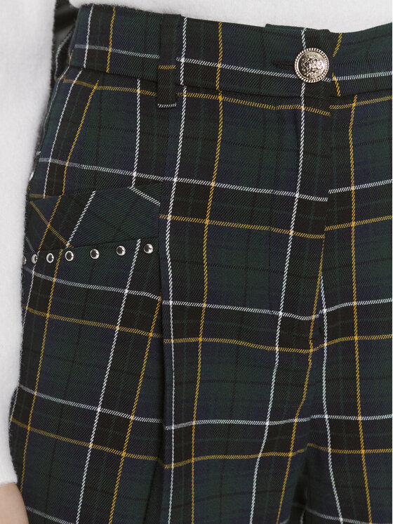 Liu Jo Liu Jo Pantaloncini di tessuto MF3347 T4419 Verde scuro Relaxed Fit