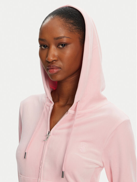 Juicy Couture Juicy Couture Pulóver Robertson JCAP176 Rózsaszín Slim Fit