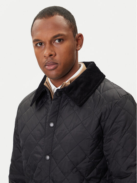 Barbour Barbour Μπουφάν μεταβατικό MQU0001BK91 Beaufort Μαύρο Regular Fit