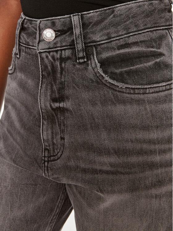 HUGO Hugo Jeansy 50519927 Szary Mom Fit