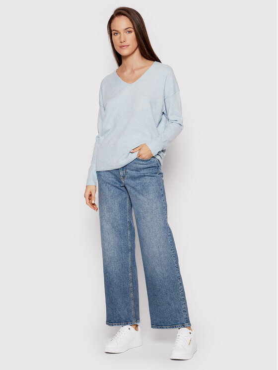 ONLY ONLY Jeans hlače Juicy 15234743 Modra Relaxed Fit
