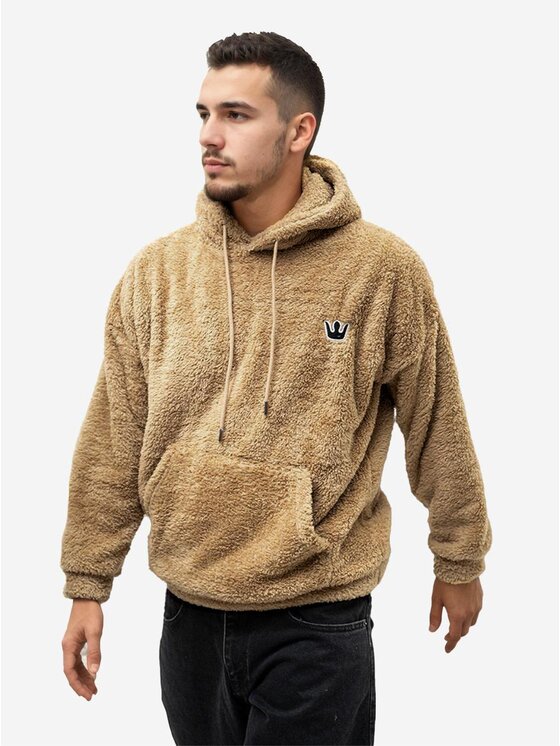 Jigga Wear Jigga Wear Bluza 129586 Beżowy Regular Fit
