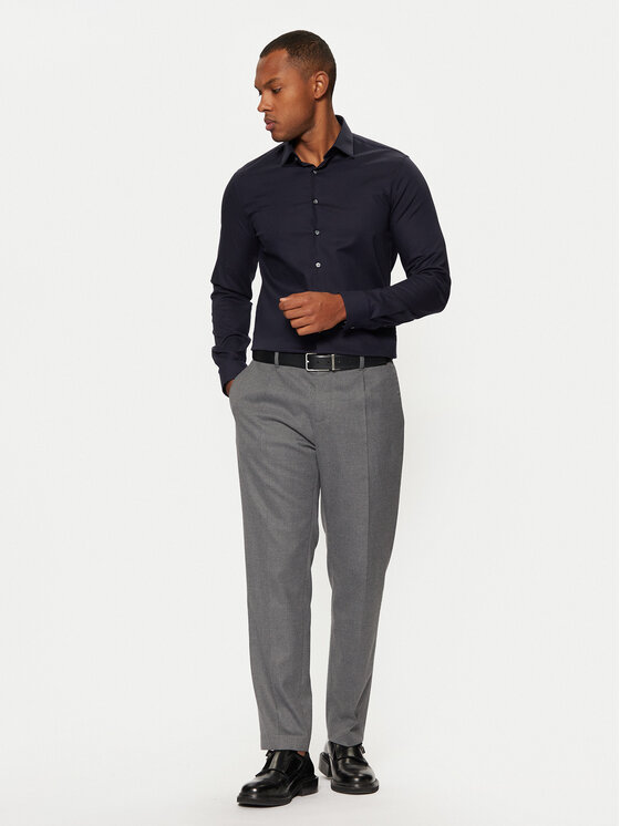 Calvin Klein Calvin Klein Košeľa K10K108426 Tmavomodrá Slim Fit