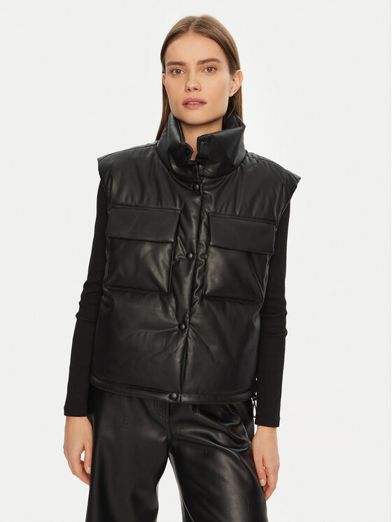 HUGO Vestă elegantă Fenaya-1 50530497 Negru Regular Fit