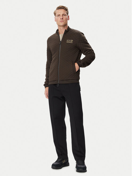 EA7 Emporio Armani EA7 Emporio Armani Світшот 7M002246 AF26241 U6027 Темно-коричневий Regular Fit