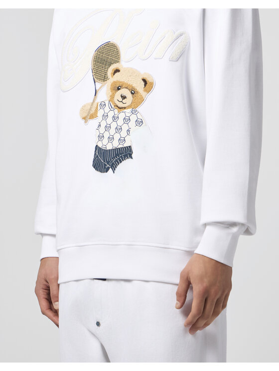 PHILIPP PLEIN PHILIPP PLEIN Bluza 29962 Biały Regular Fit
