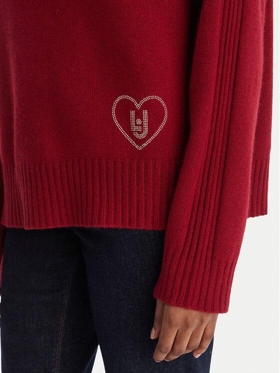 Liu Jo Liu Jo Rollkragenpullover MF5445 MS76L Rot Regular Fit