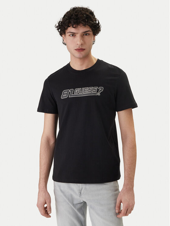 Guess Guess T-Shirt Z6GI02 K2839 Czarny Regular Fit