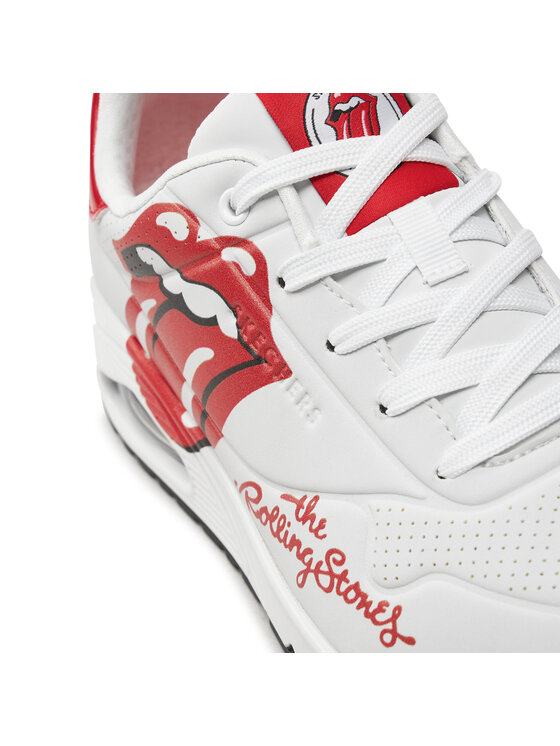 Skechers Skechers Sneakers Skechers Uno-Rolling Stones Single Bianco