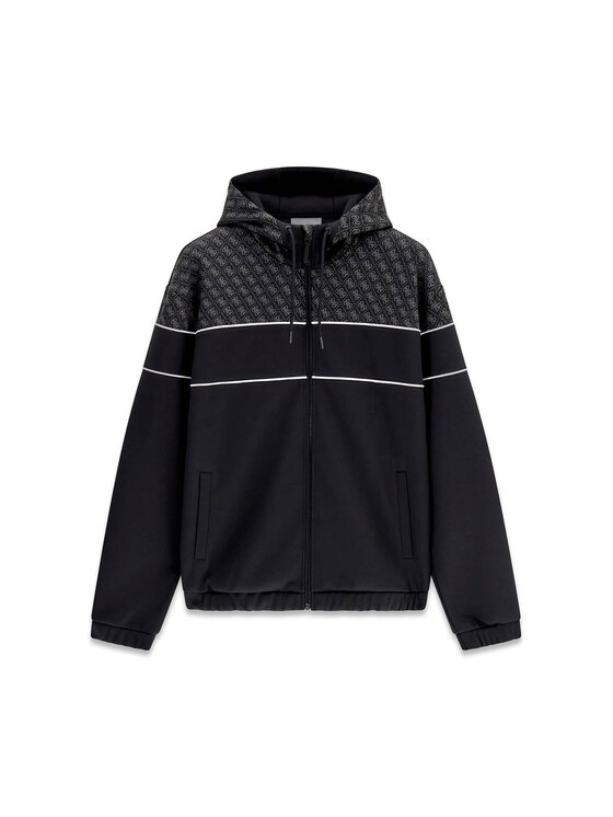Guess Guess Džemperis ar kapuci 180803 Melns Classic Fit