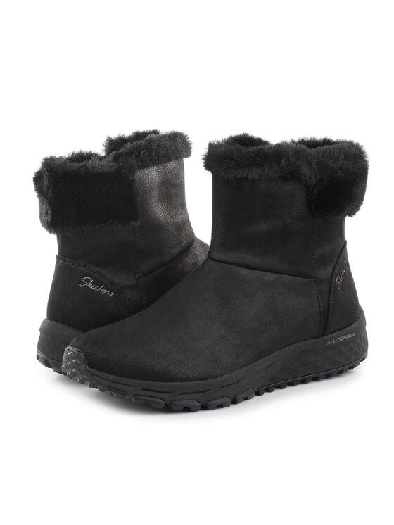 Skechers Skechers Polokozačky ESCAPE PLAN COZY COLLAB Černá