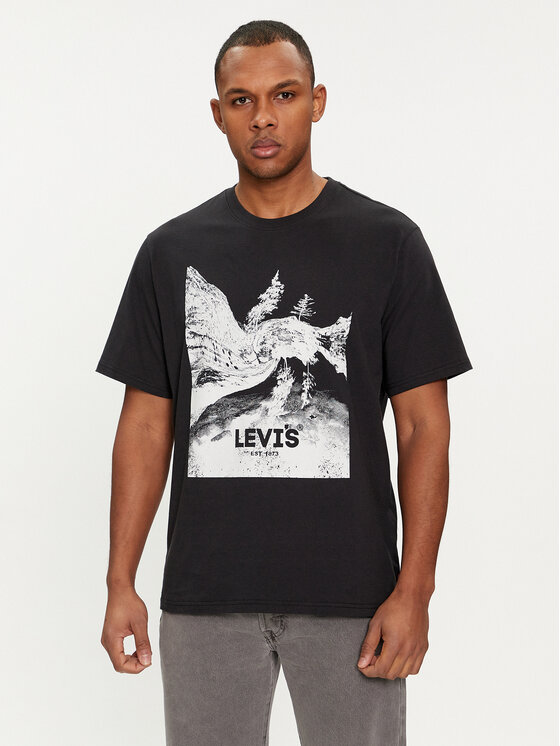Levi's Tričko 16143-1370 Čierna Relaxed Fit