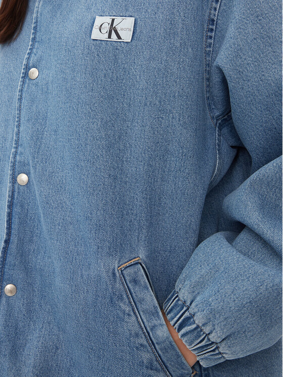 Calvin Klein Jeans Calvin Klein Jeans Geacă de blugi Skater J20J223258 Albastru Relaxed Fit