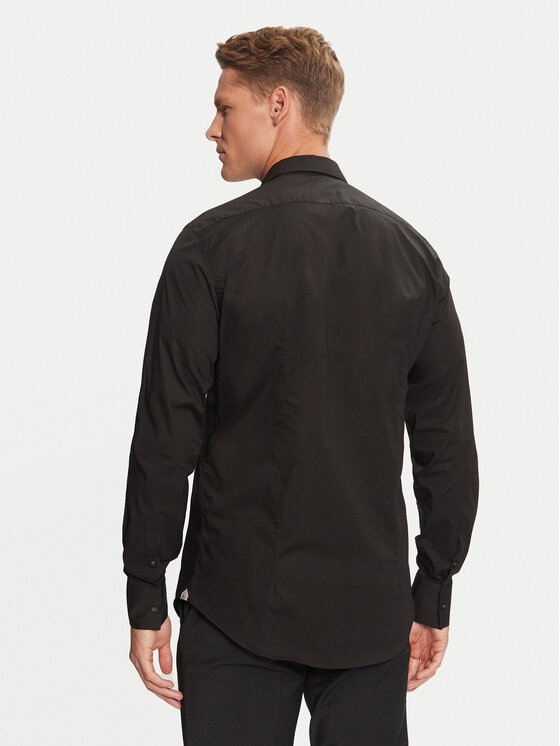 Liu Jo Liu Jo Koszula QXX007 T2662 Czarny Slim Fit