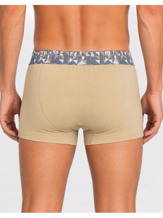 Wrangler Wrangler Bokserki Colins 3 Pack Cotton Elastane Trunks Niebieski