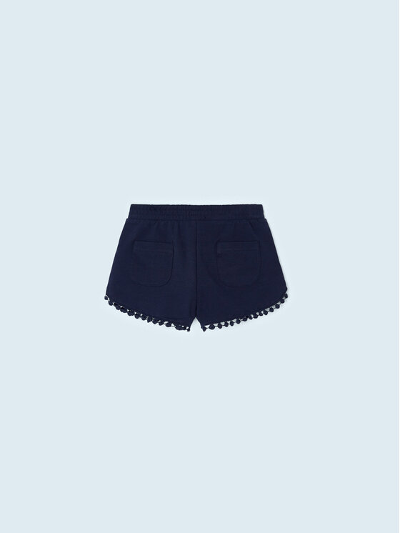 Mayoral Mayoral Pantaloncini di tessuto 607 Blu scuro Regular Fit
