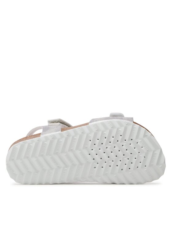 Geox Geox Sandále J Adriel Girl J028MC000BJC1007 S Strieborná
