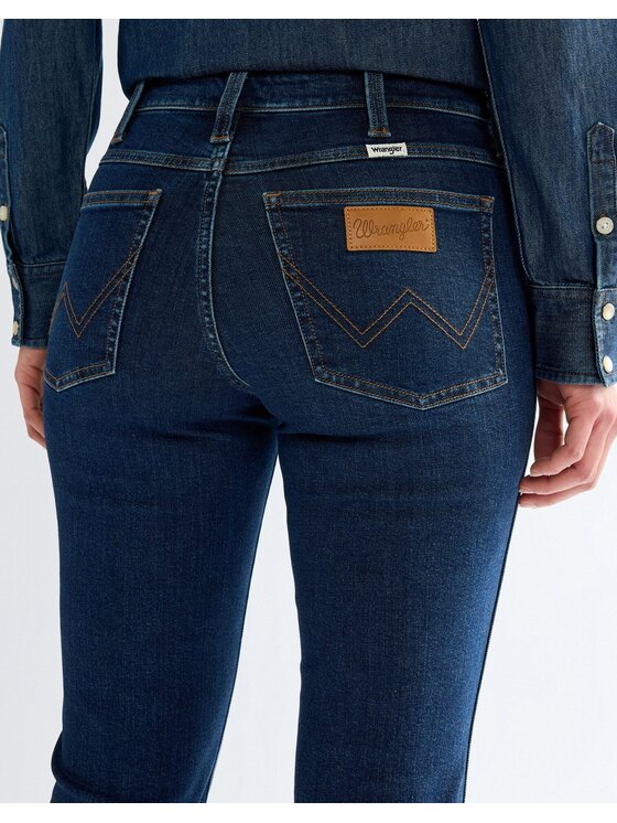 Wrangler Wrangler Jeansy BOOTCUT Niebieski Bootcut Fit