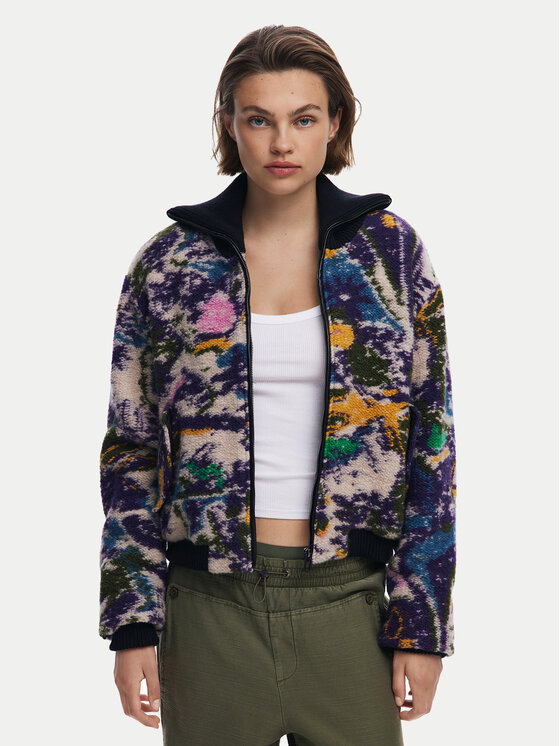 Desigual Desigual Geacă bomber Alfa 25WWEW66 Colorat Regular Fit