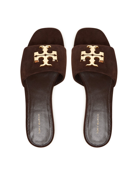 Tory Burch Tory Burch Natikači Eleanor Slide 174839 Rjava