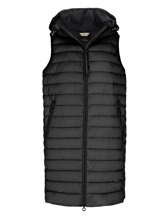 Volcano Volcano Bezrękawnik V-CLARA Czarny Regular Fit