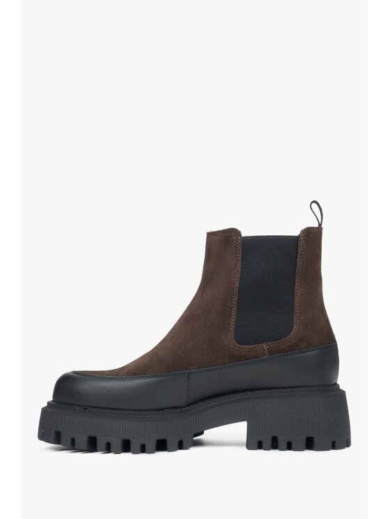 Estro Estro Μποτάκια ER00117952 Καφέ