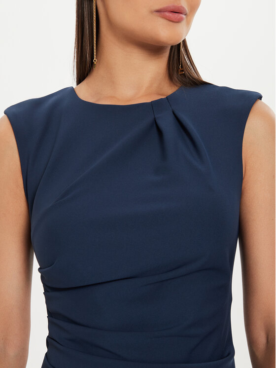 Rinascimento Rinascimento Kokteiļkleita CFC0119757003 Tumši zils Regular Fit