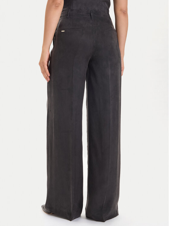 Guess Guess Spodnie materiałowe W5YB02 WH5N2 Czarny Regular Fit